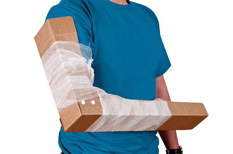 Complete set of transport immobilization folding splints of single use for adults KSHTIv-02-Medplant