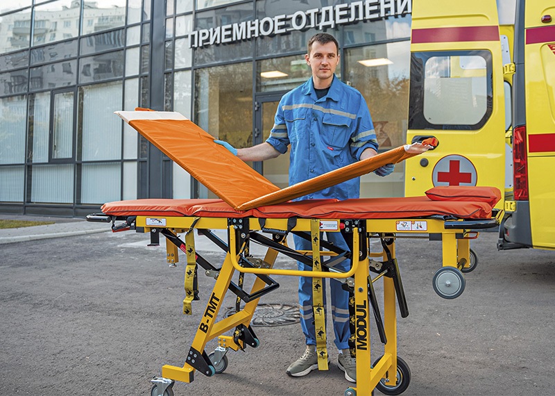 Device for patient’s moving UP-“MEDPLANT”, mattress-slider, model No.1 (folding)
