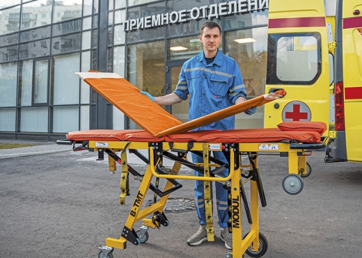 Device for patient’s moving UP-“MEDPLANT”, mattress-slider, model No.1 (folding)