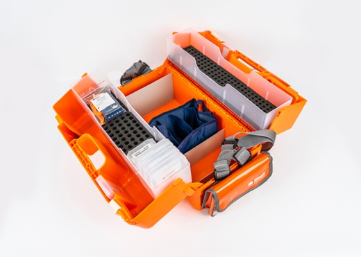 Emergency plastic cases UPM-N, maximum configuration