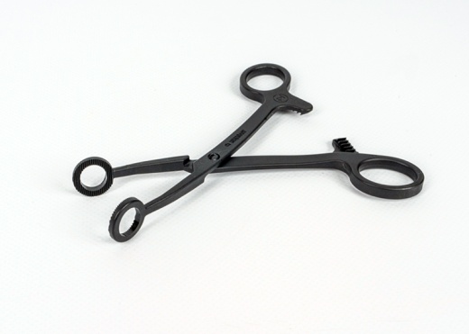 Disposable sterile tongue holder for adults